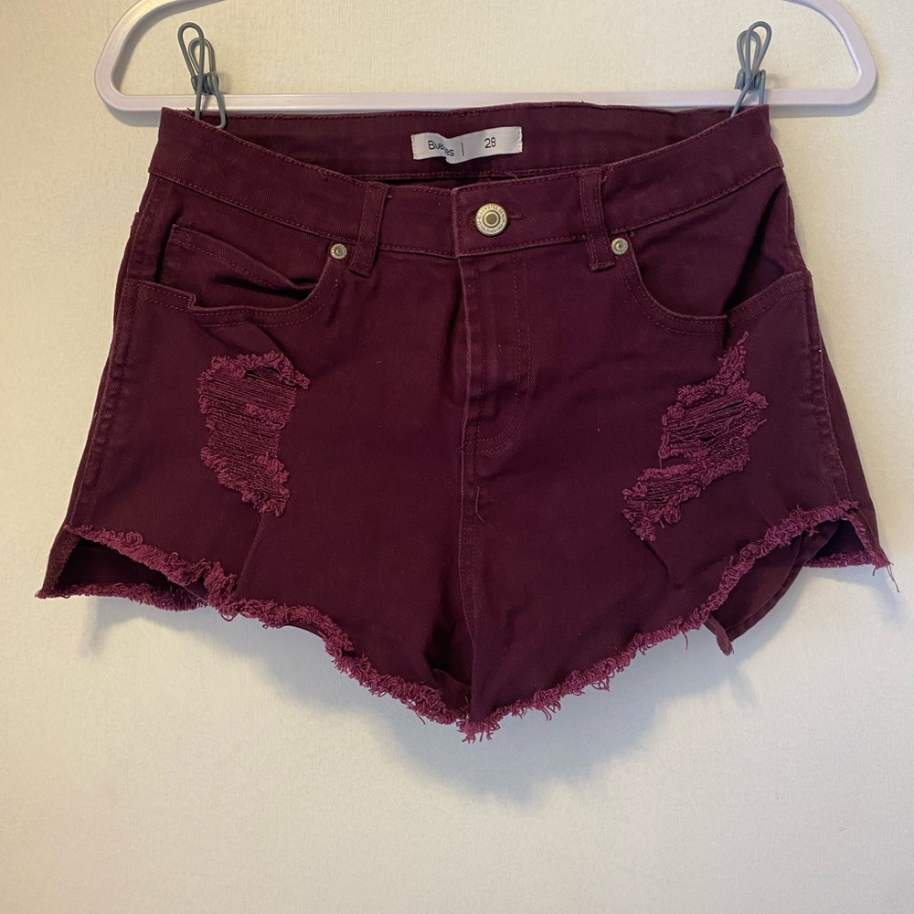 Maroon shorts